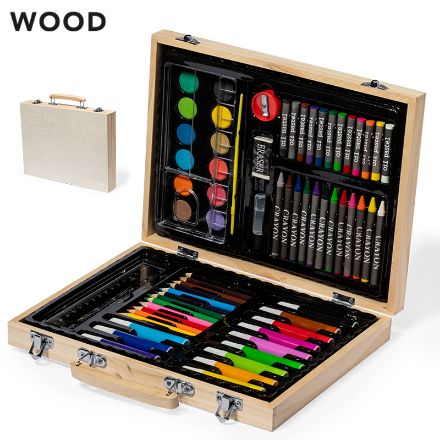 kleurpotloden etui lanzini 66 stuks