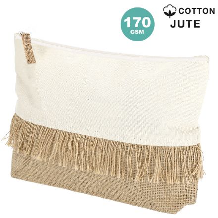 toilettas jute en katoen hyker