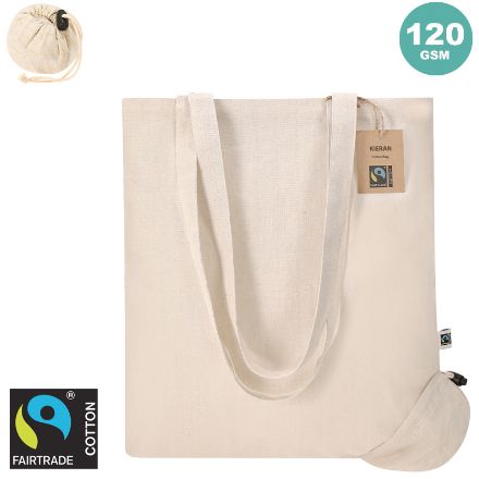 opvouwbare tas kieran fairtrade