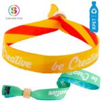 custom made rpet-festivalarmband subowrist eco