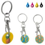 winkelwagenmuntje sleutelhanger coloshop custom
