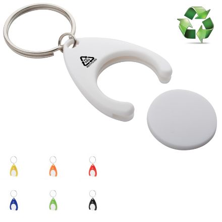 trolley muntsleutelhanger recycled abs neppy