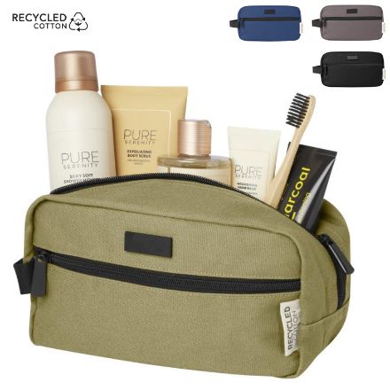 joey gerecycled canvas reisetui voor accessoires