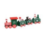 houten decoratie kersttrein