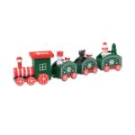 houten decoratie kersttrein