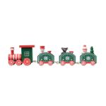 houten decoratie kersttrein