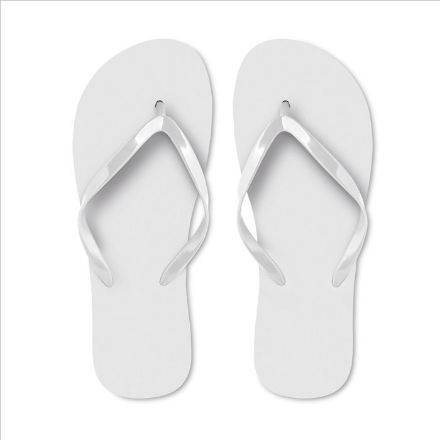 pe slippers m - wit