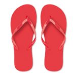 pe slippers l - rood