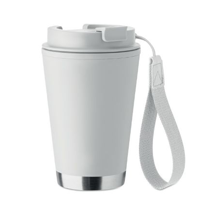 dubbelwandige beker 300 ml - wit