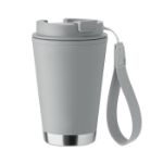 dubbelwandige beker 300 ml - grijs