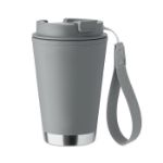 dubbelwandige beker 300 ml - donkergrijs