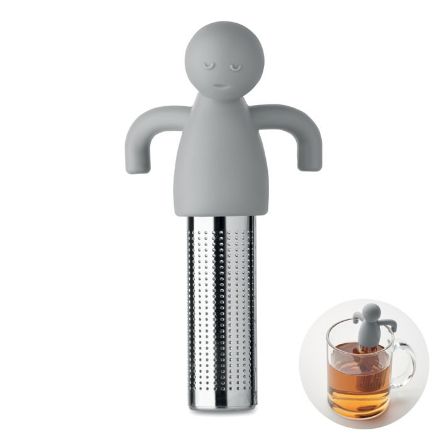 grappige thee-infuser - grijs