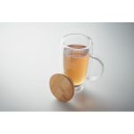 dubbelwandige glazen mok 450 ml