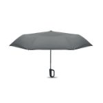 21 inch windproof paraplu - grijs