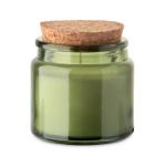 plantaardige waskaars 70 gr - groen