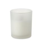 plantaardige waskaars 80 gr - wit