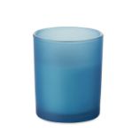 plantaardige waskaars 80 gr - blauw