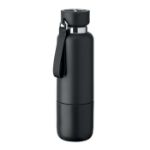 dubbelwandige fles 500 ml - zwart