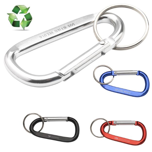 karabijnhaak recycled aluminium