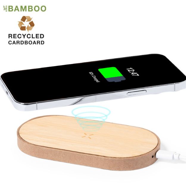 draadoplader tedey recycled karton en bamboe