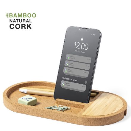 bamboe organizer en oplader 15 beny