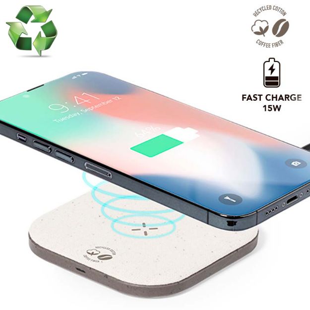 snellader van koffivezel en recycld katoen griffin