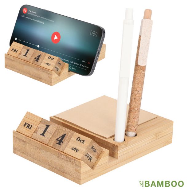 plakmemohouder eeuwige kalender dex