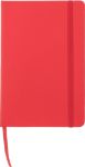 pu notitieboek (a5) bradley - rood