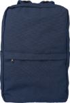 gerecyclede polycotton (330 gsm) rugzak seraphina - blauw