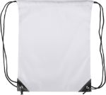 polyester (210d) trekkoord rugtas isolde - wit