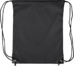 polyester (210d) trekkoord rugtas isolde - zwart