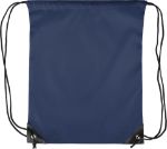 polyester (210d) trekkoord rugtas isolde - blauw