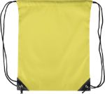 polyester (210d) trekkoord rugtas isolde - geel