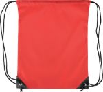 polyester (210d) trekkoord rugtas isolde - rood
