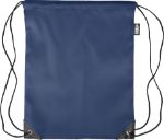 rpet polyester (210d) trekkoord rugtas calix - blauw