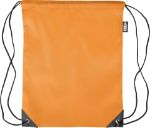 rpet polyester (210d) trekkoord rugtas calix - oranje