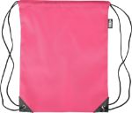 rpet polyester (210d) trekkoord rugtas calix - roze