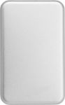 aluminium zonne-energie powerbank tycho - zilver