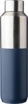 gerecycled rvs dubbelwandige drinkfles frde - blauw