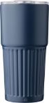 gerecyclede roestvrijstalen dubbelwandige drinkmok - blauw