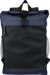 rpet polyester (600d) rolsluiting rugzak yani - blauw