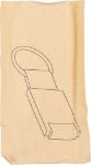 denim sleutelhanger ori