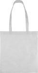 gerecyclede non-woven (80 gsm) draagtas vian - wit