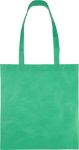 gerecyclede non-woven (80 gsm) draagtas vian - groen