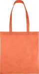 gerecyclede non-woven (80 gsm) draagtas vian - oranje