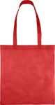 gerecyclede non-woven (80 gsm) draagtas vian - rood