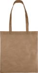 gerecyclede non-woven (80 gsm) draagtas vian - bruin