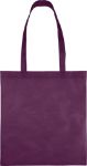 gerecyclede non-woven (80 gsm) draagtas vian - paars