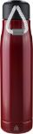 gerecycled rvs dubbelwandige drinkfles nhmj - rood