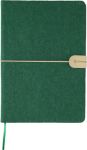 gerecycled vilt notitieboek (a5) dario - groen